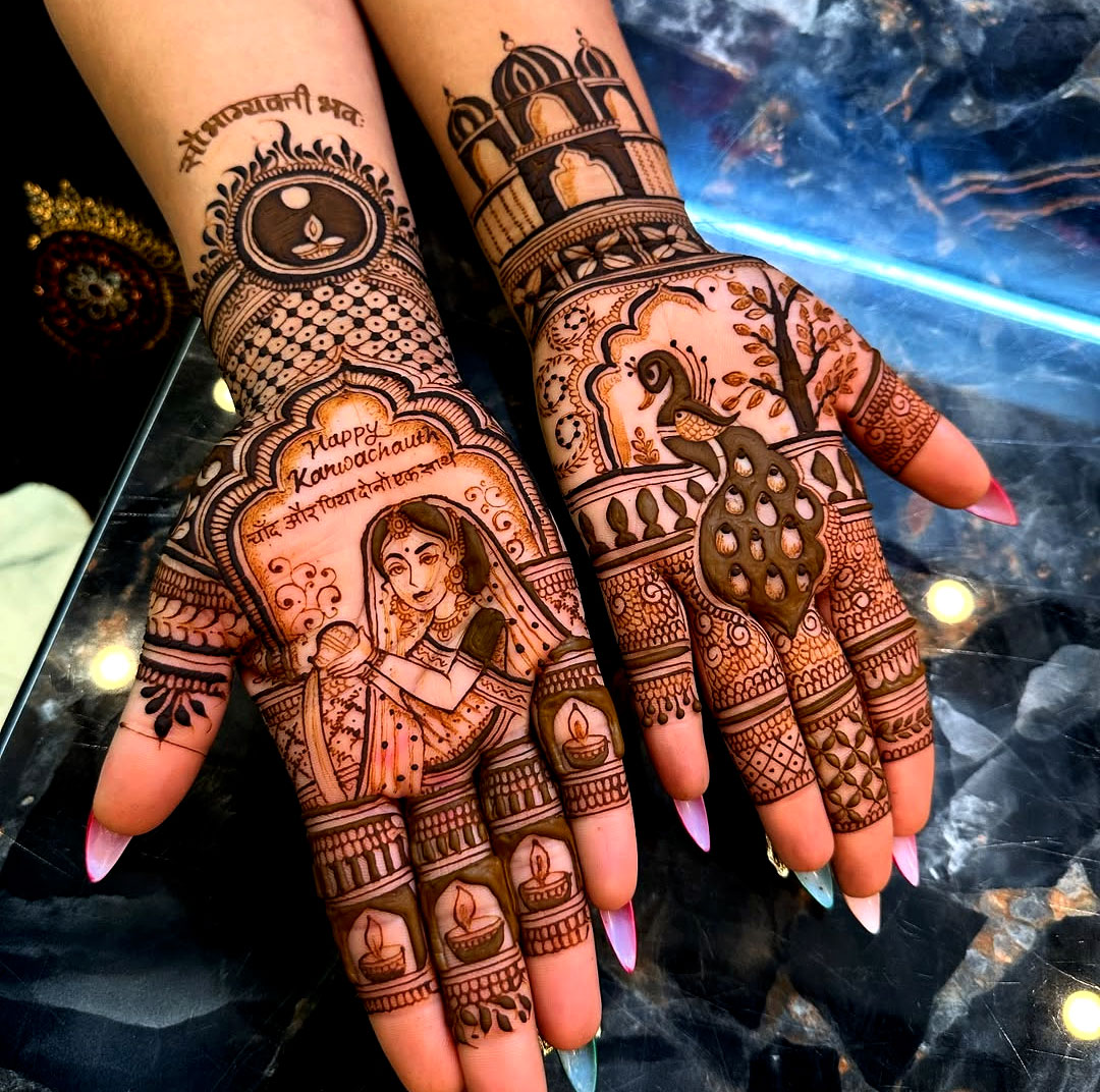 Karwa Chauth Mehndi Booking