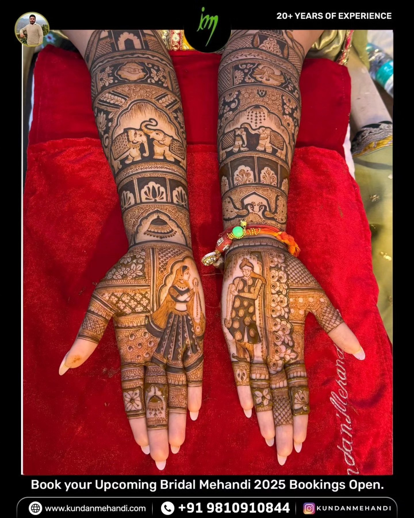 Bridal Full Hand Mehandi Design