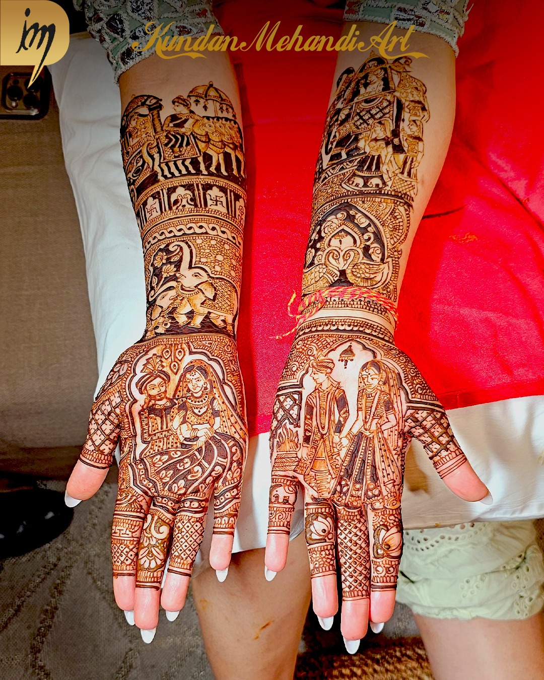 Intricate Bridal Mehandi Pattern