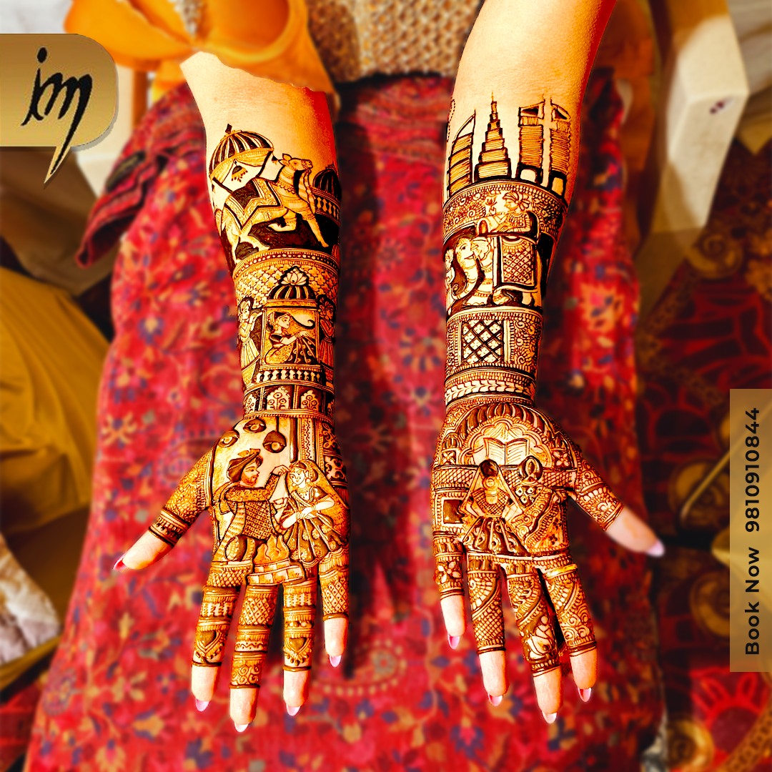 Dulhan Hand Mehandi Design