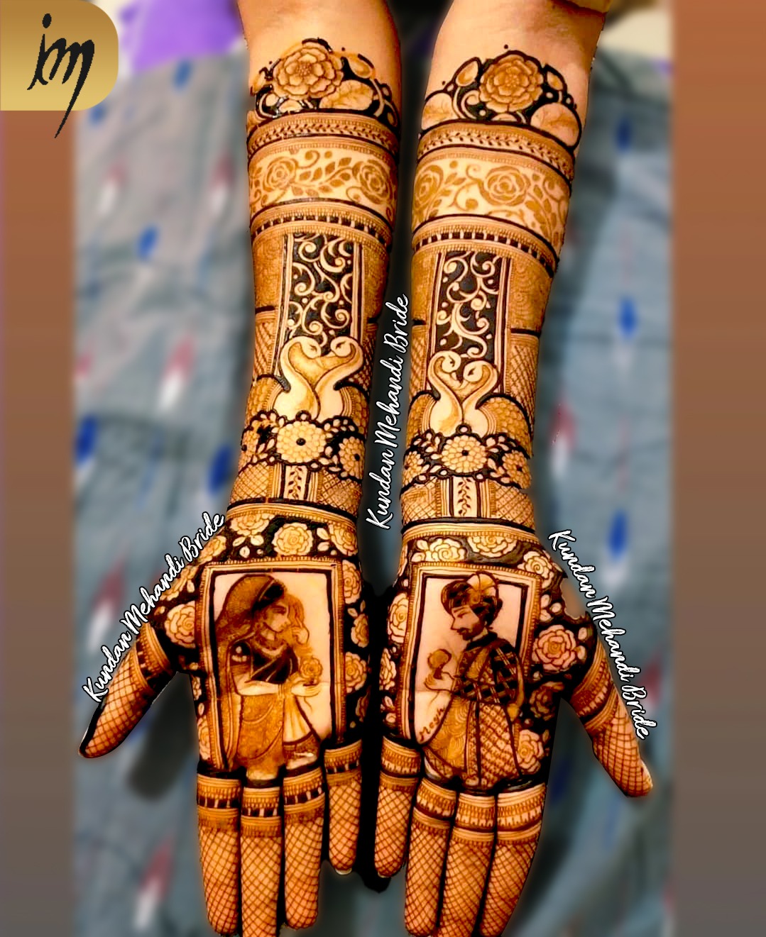 Heavy Bridal Hand Mehandi