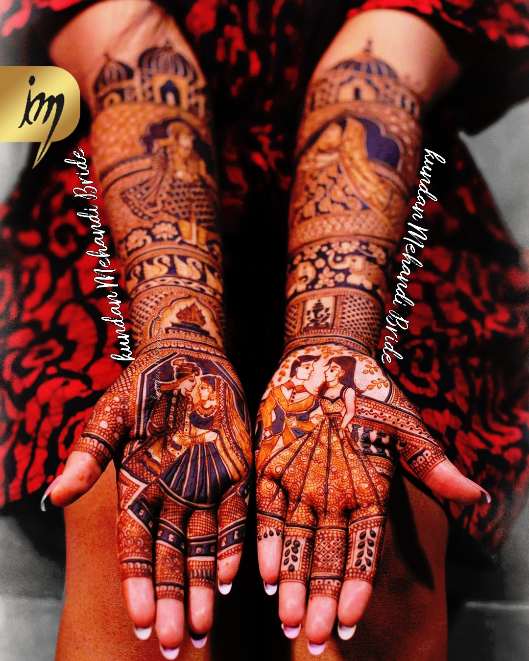 Full Bridal Arm Mehandi Design