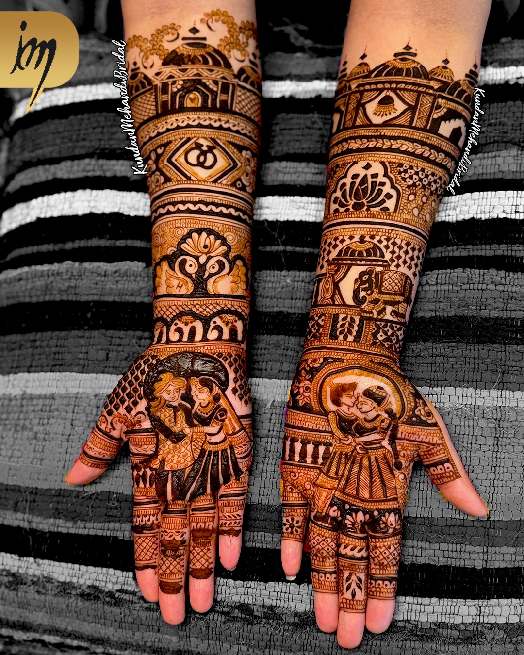 Traditional Dulhan Mehandi Design