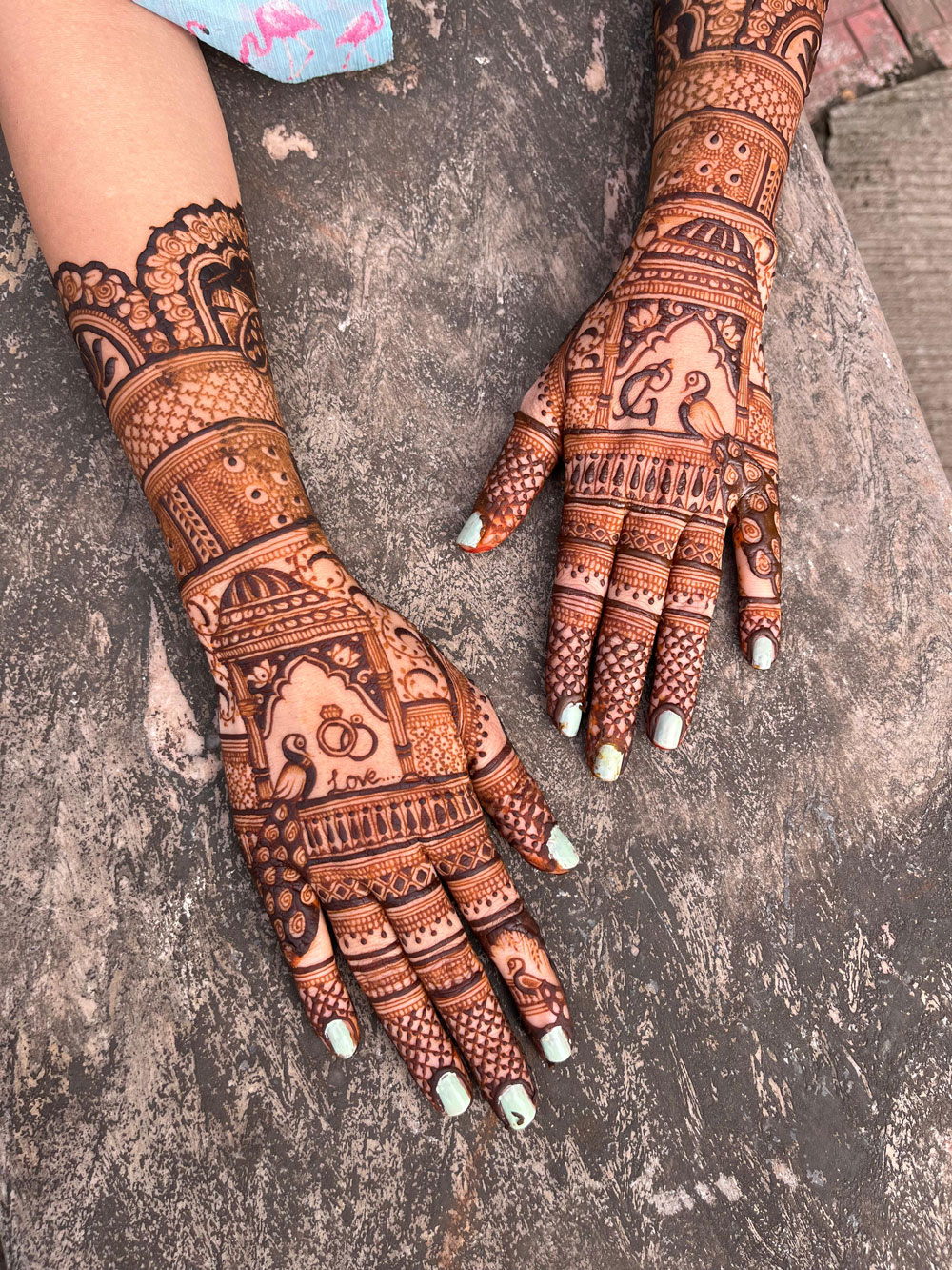 Trendy Full Hand Mehandi Without Figure